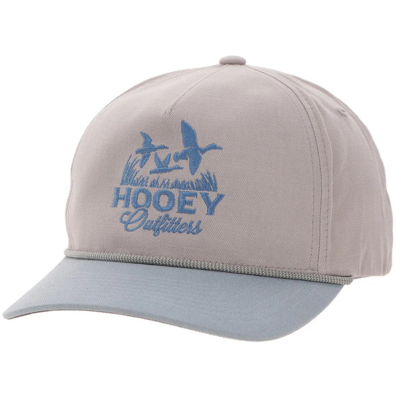Decoy Hat by Hooey in Grey/Light Blue