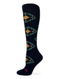 Wrangler Ladies Aztec Tall Boot Sock 1 Pair - Black