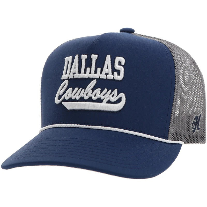 Dallas Cowboys All Timer Hat by Hooey in Navy/Dk Grey