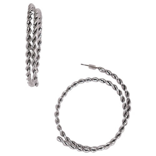 The Roper Hoop Earrings By Justin