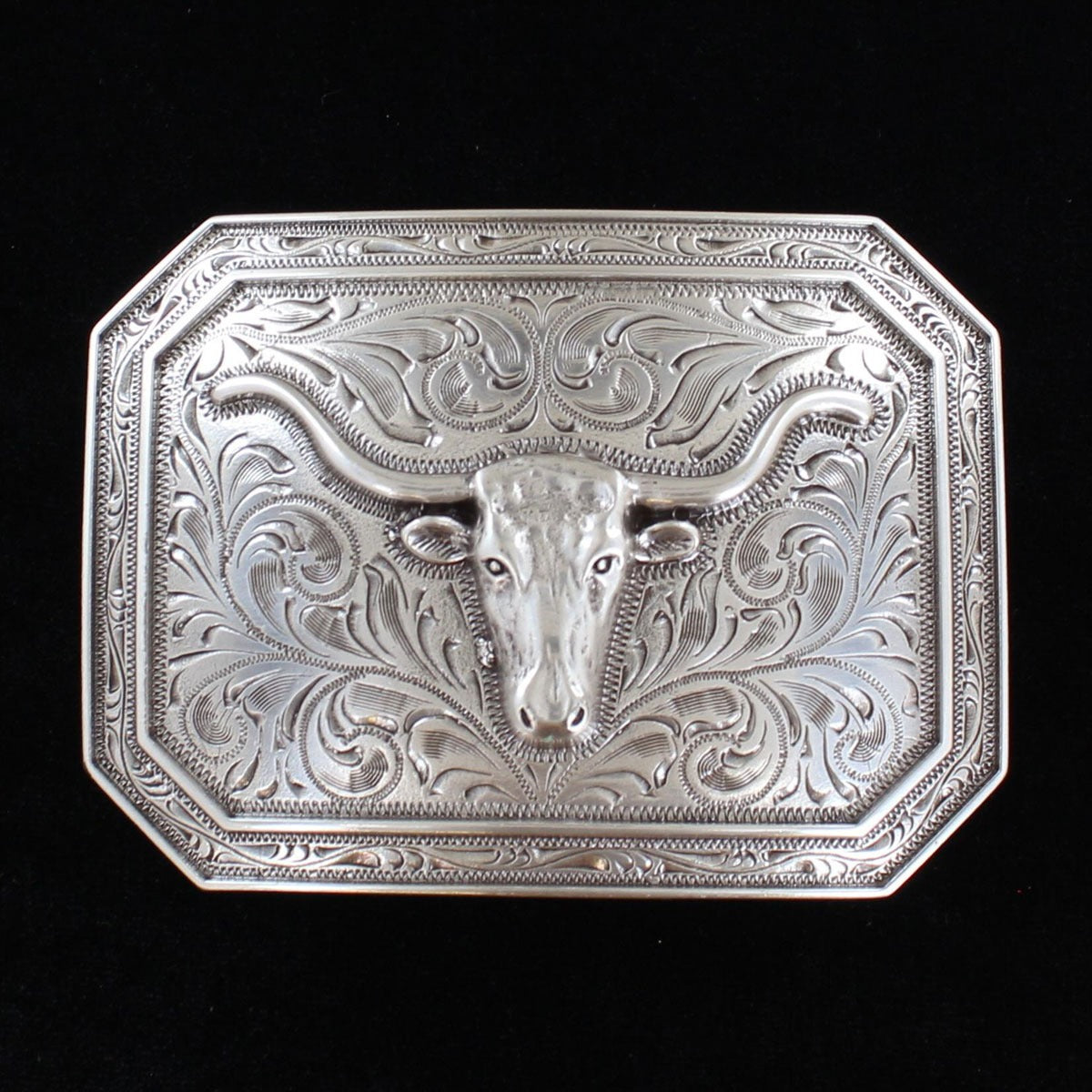 The All Horns Belt Buckle By Ariat