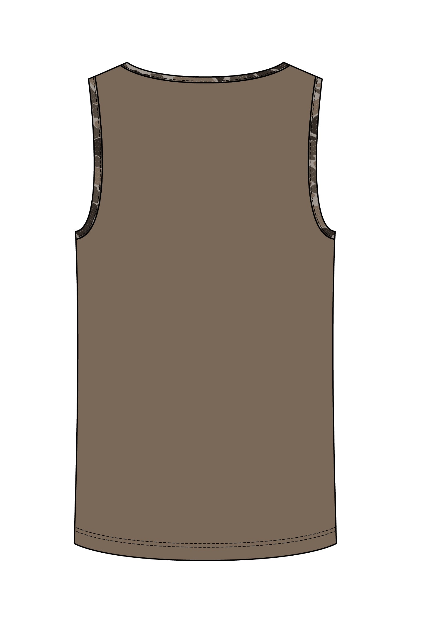 The Muscle Beach Camo Men's Tank Top By Rock & Roll Denim