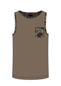 The Muscle Beach Camo Men's Tank Top By Rock & Roll Denim