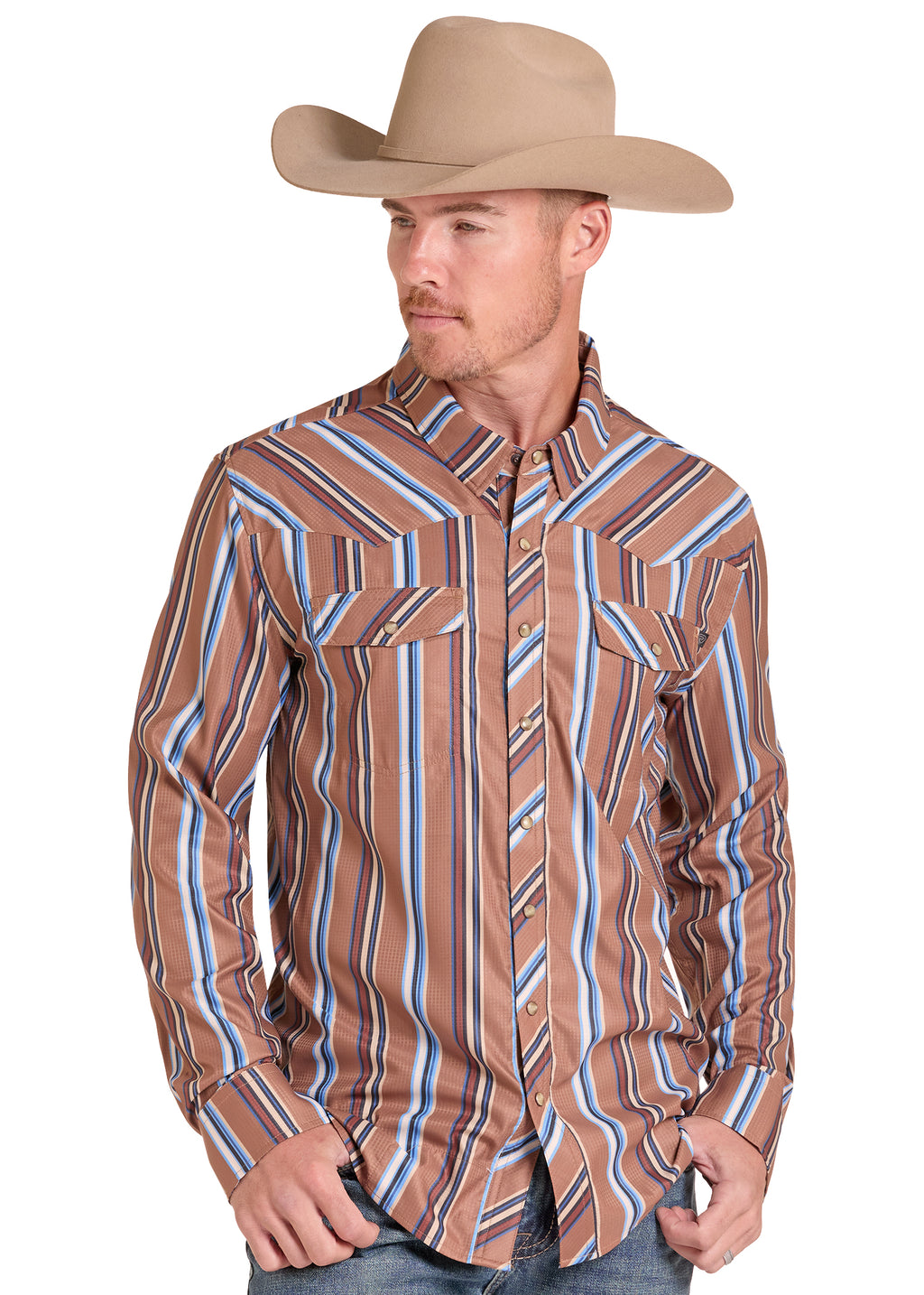 The Waco Willie Pearl Snap Tek Shirt by Rock & Roll Denim
