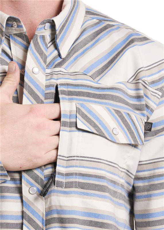 The Navajo TEK Western Pearl Snap Shirt by Rock & Roll Denim