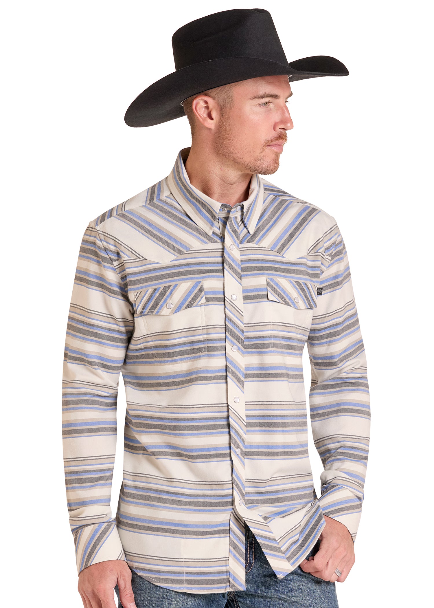 The Navajo TEK Western Pearl Snap Shirt by Rock & Roll Denim
