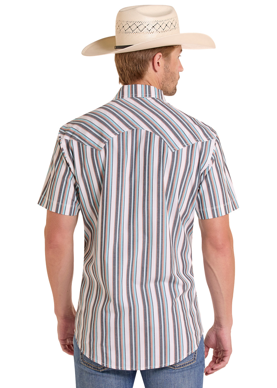 The Western Konvict SS Pearl Snap Shirt by Rock & Roll Denim X Koe Wetzel