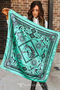The Cowgirl Candy Bandana Wild Rag by Lucky & Blessed in Emerald