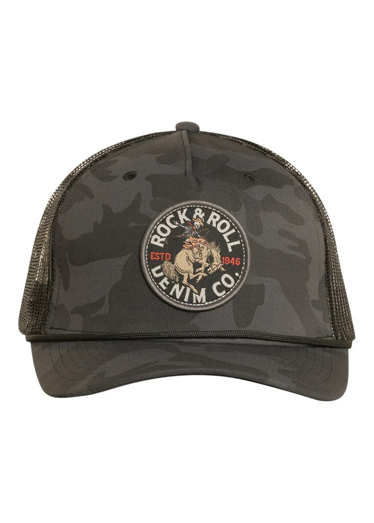 The Camo Bronc Hat by Rock & Roll Denim
