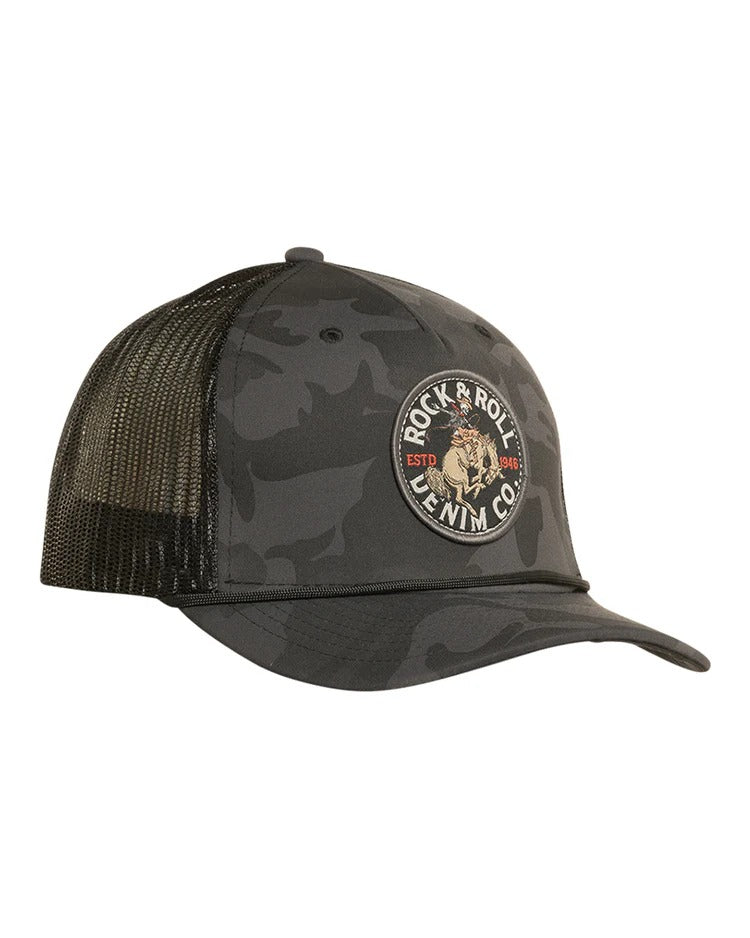The Camo Bronc Hat by Rock & Roll Denim