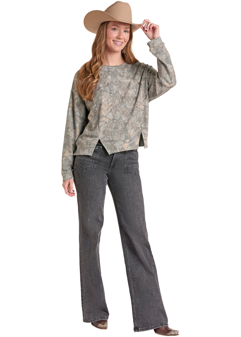 The Tree Camo Sweatshirt By Rock & Roll Denim