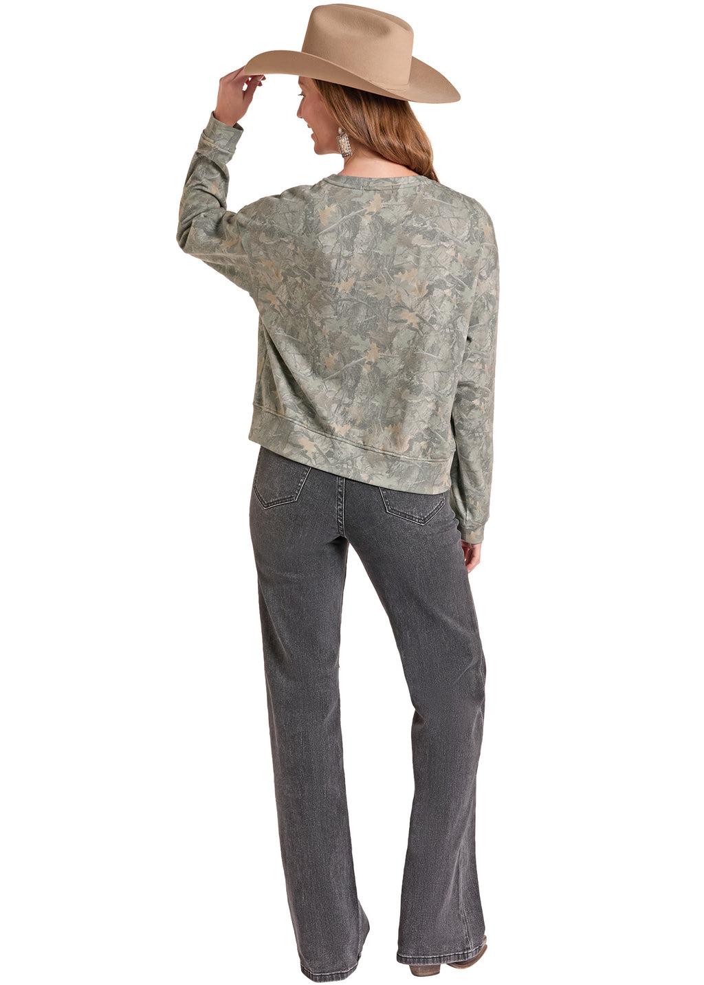 The Tree Camo Sweatshirt By Rock & Roll Denim