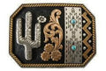 The Glam Slam Cactus Belt Buckle by Blazin' Roxx