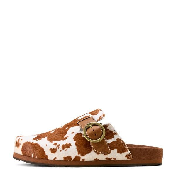 The Country Mule Cowhide Clogs by Ariat