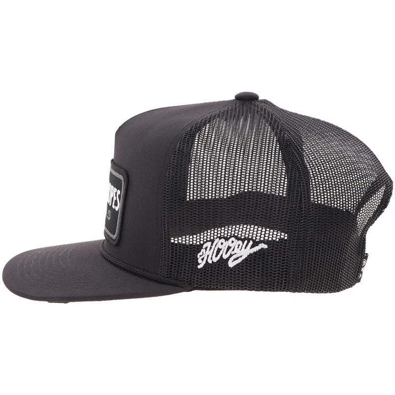 The Cactus Ropes Patch Hat by Hooey in Black Out