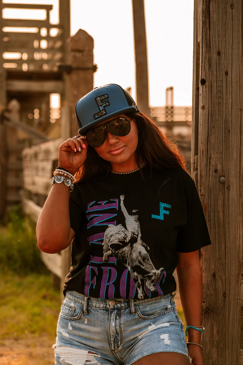 The Gunslinger Hat by Lane Frost in Blue/Black