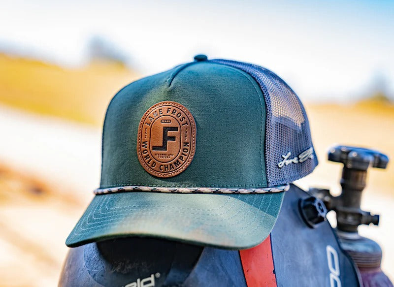 The Branded Hat by Lane Frost in Moss/Charcoal