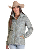 The Perfect Pastel Puffer Jacket by Panhandle Slim in Camo Craze