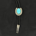 Turquoise Horseshoe Showboat Bolo