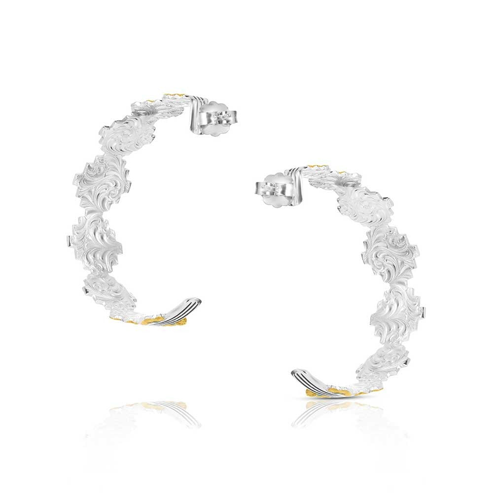 The Painted Sky Hoop Earrings by Montana Silversmiths