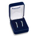 The Gentle Rain Turquoise Hoop Earrings by Montana Silversmiths