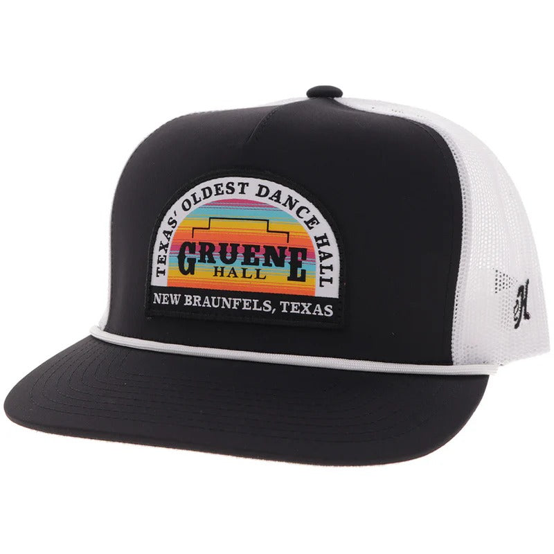 Rad Gruene Hall Hat by Hooey in Black/White