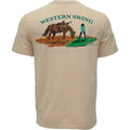 The Cowboy Golf T-Shirt by Hooey in Desert Dust Tan