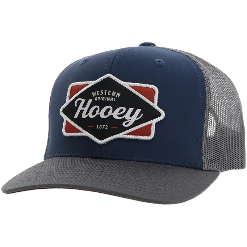 Diamond Danny Hat by Hooey in Navy/Grey