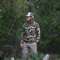 The Captain Camo L/S Hooded Shirt by Hooey