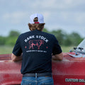 The Rank Stock Tee by Hooey in Black/Red
