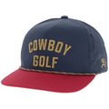 Cowboy Golf Hat by Hooey in Navy/Red