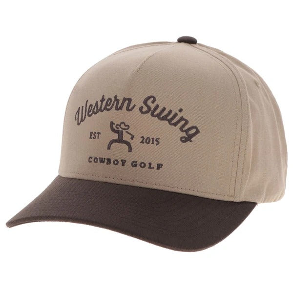 "Western Swing" Hat Tan w/ Brown Embroidery Logo