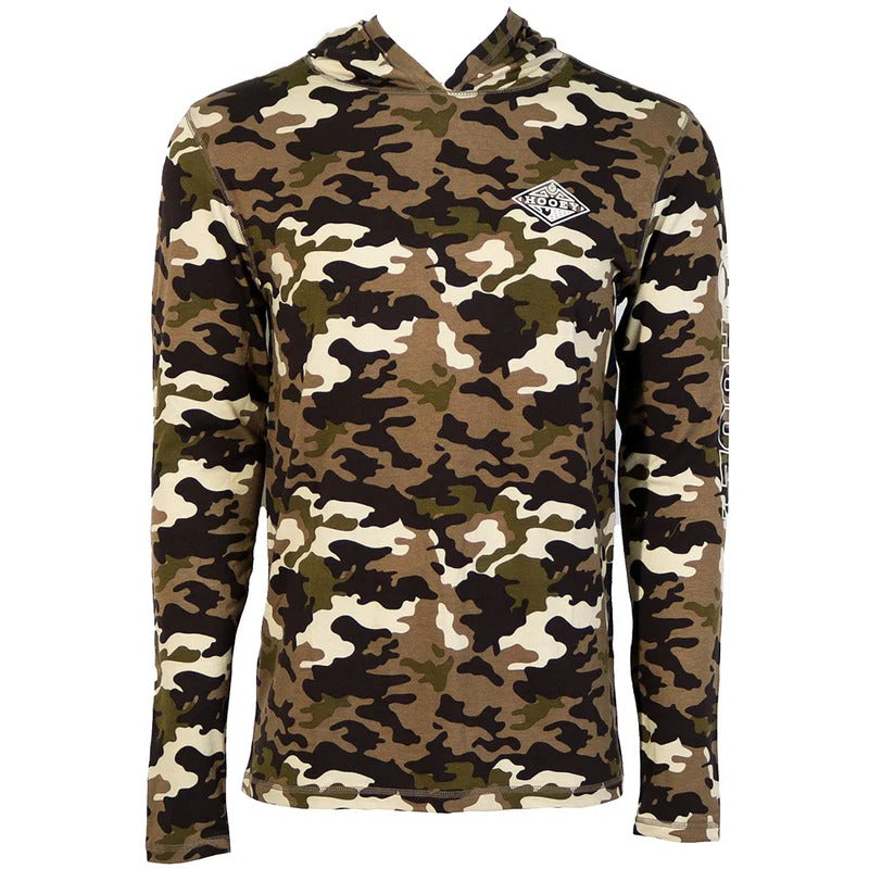The Captain Camo L/S Hooded Shirt by Hooey