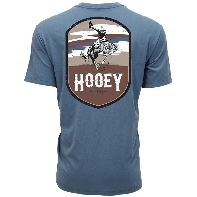 The Cheyenne Pocket T-Shirt by Hooey in Denim Blue