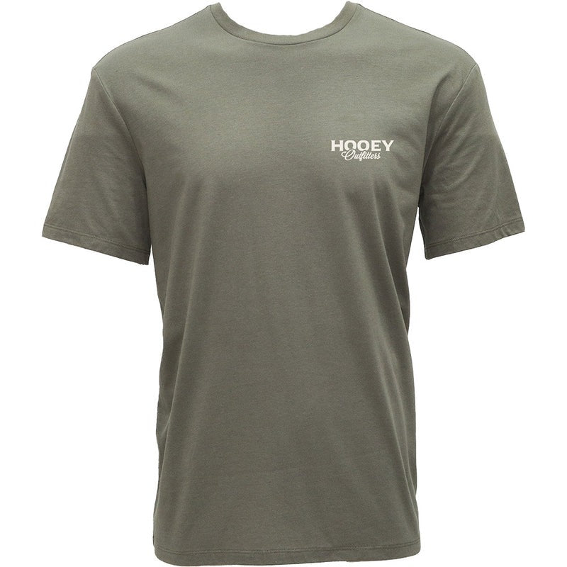 The Outfitter T-Shirt by Hooey in Light Olive