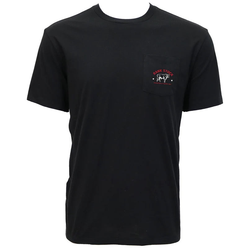 The Rank Stock Tee by Hooey in Black/Red