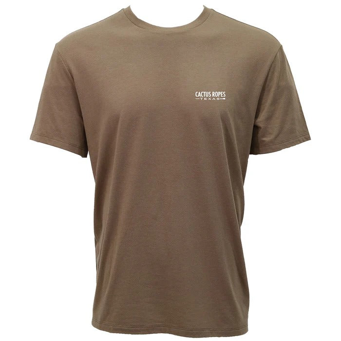 The Cactus Ropes T-shirt by Hooey in Dirt Brown