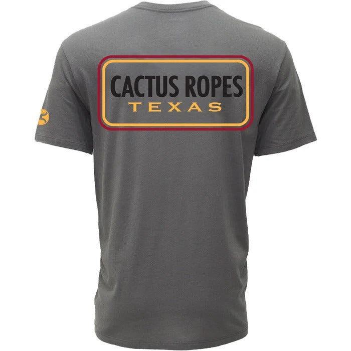The Cactus Ropes T-Shirt by Hooey in Dk Grey