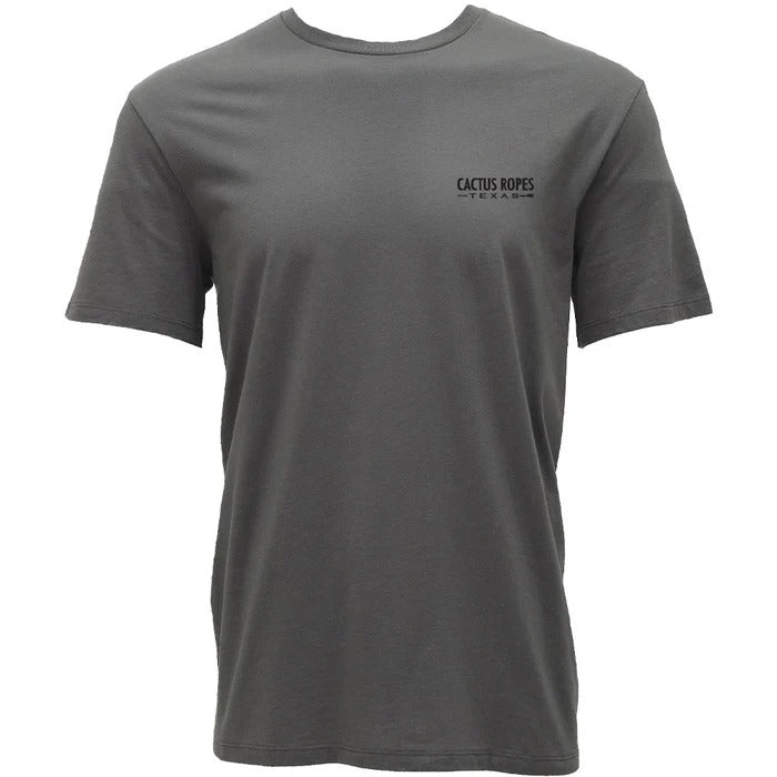 The Cactus Ropes T-Shirt by Hooey in Dk Grey