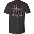 the Armadilla Lone Star T-Shirt by Hooey in Charcoal