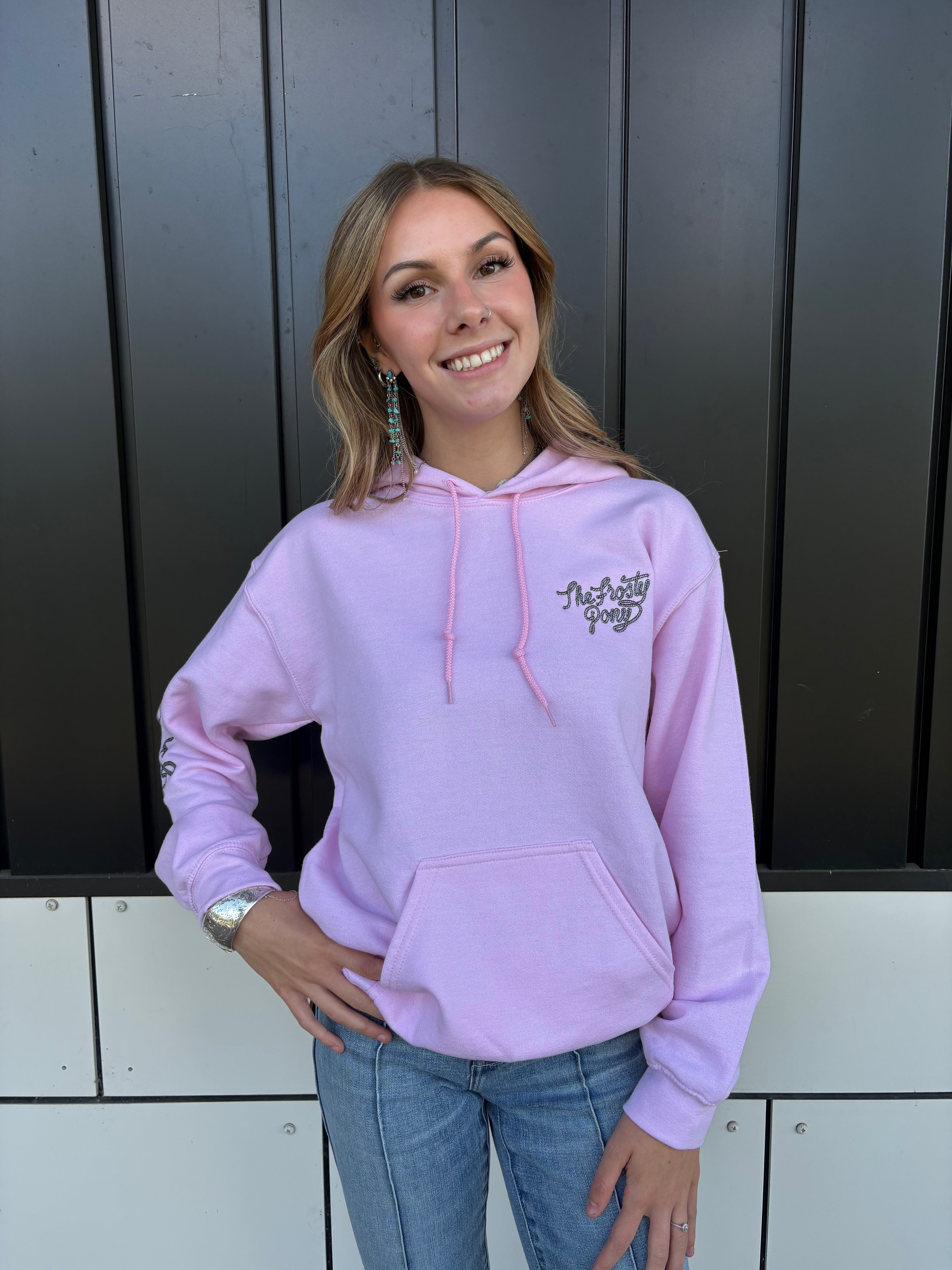 The Frosty Pony Hoodie in Pinkalicious Paradise