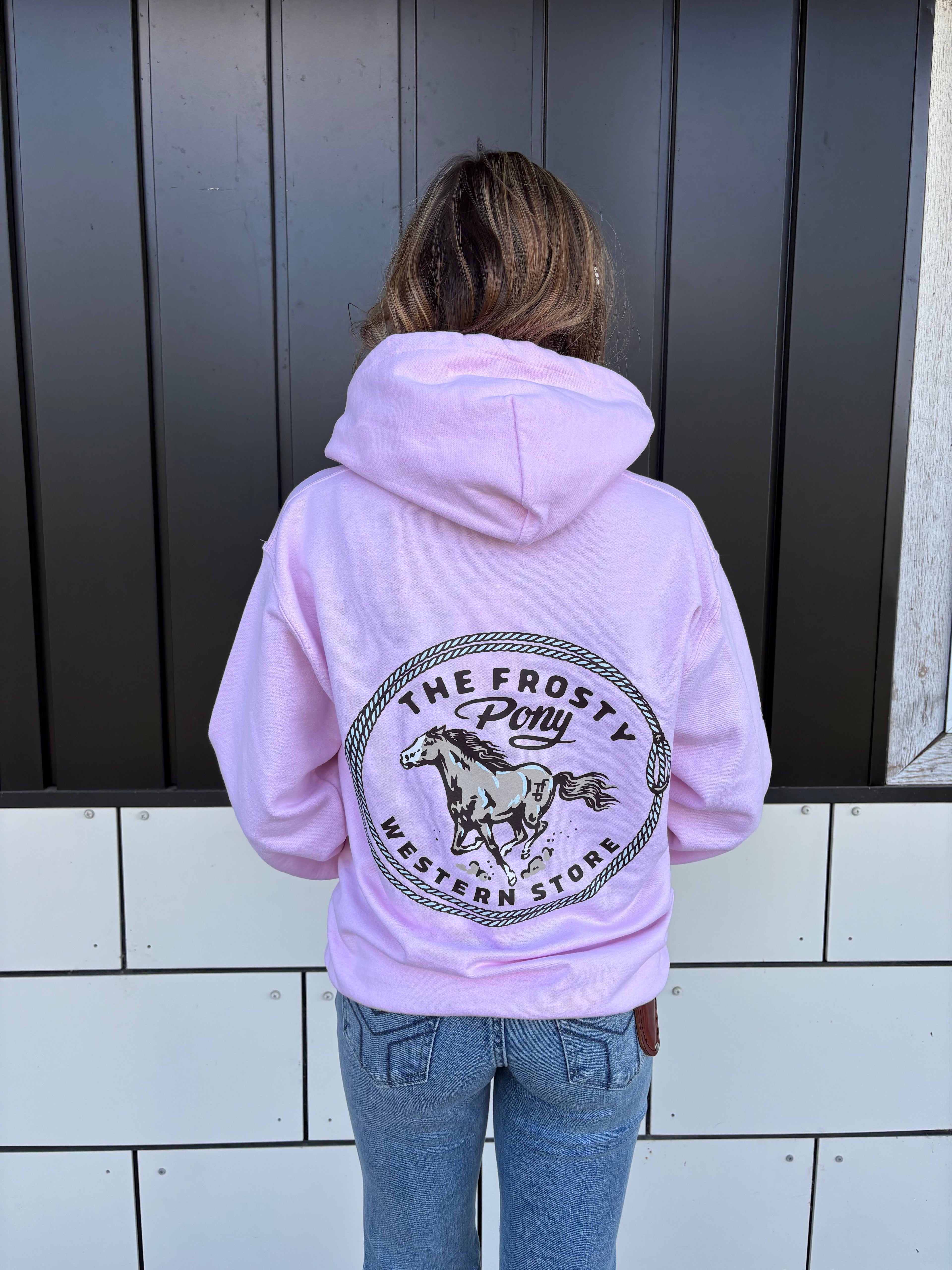 The Frosty Pony Hoodie in Pinkalicious Paradise