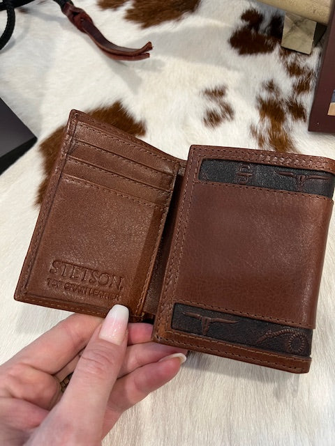 The Big N' Rich Trifold Wallet By Stetson