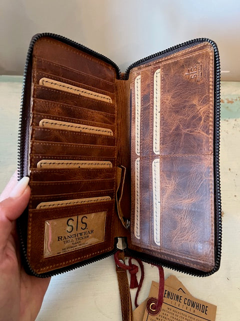 Vaquero Concho Bentley Cowhide Wallet by STS Ranch