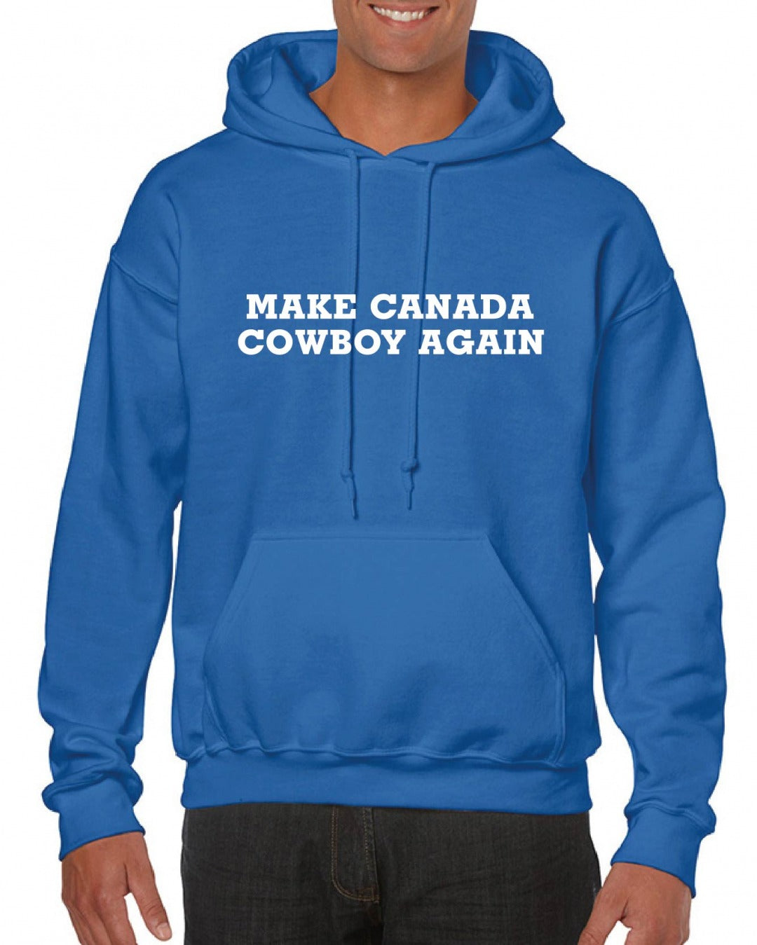 Make Canada Cowboy Again (MCCA) Hoodie - Blazin' Blue
