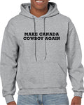 Make Canada Cowboy Again Hoodie (MCCA) - Heathered Grey