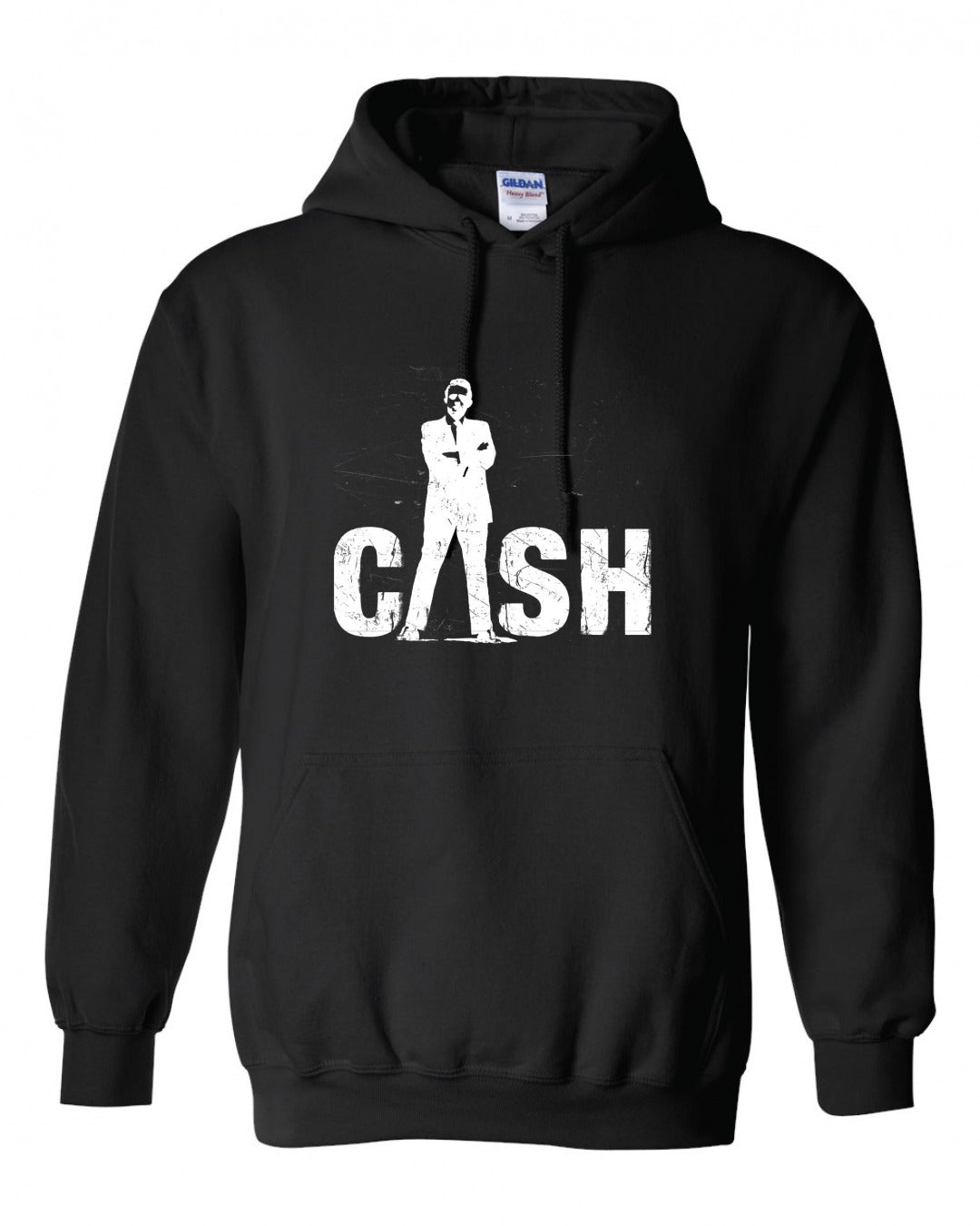 Fulsom Prison Johnny CASH Hoodie by TFP - Black