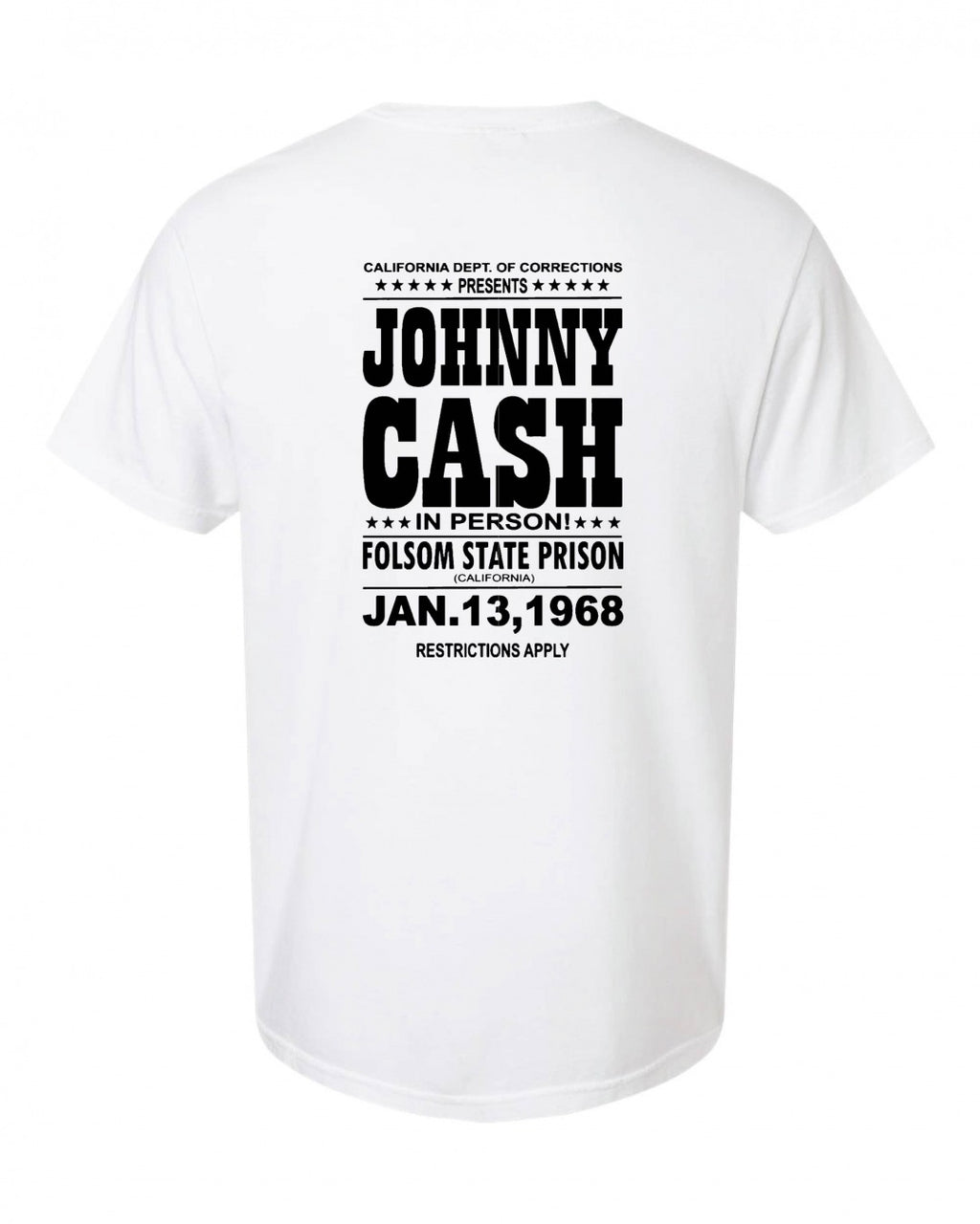 The Fulsom Prison Johnny CASH Tee by TFP
