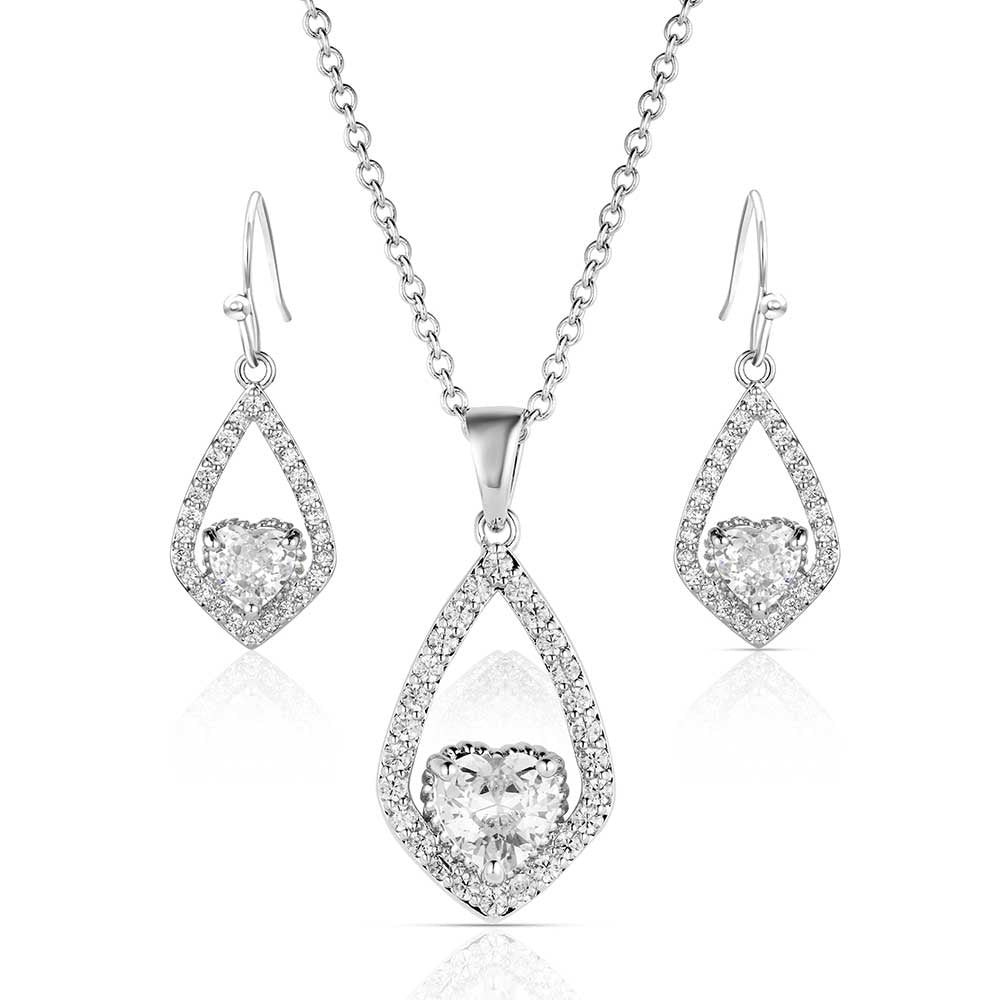 Hearts on a Swing Jewelry Set by Montana Silversmiths