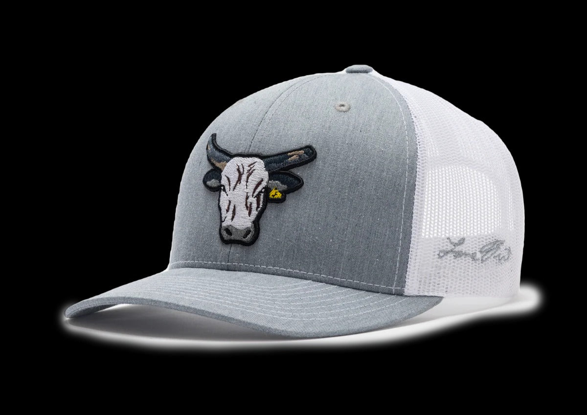 The Bully Hat in by Lane Frost in Grey/White